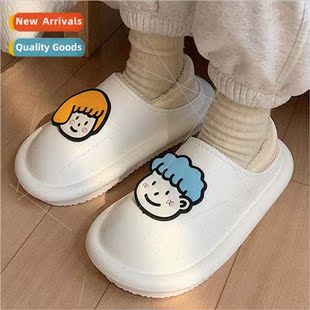 wear slip warm Women cute outside waterprocartoon winter