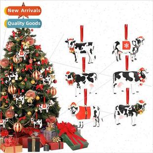 Christmas green decoration pendant dinosaur cow New
