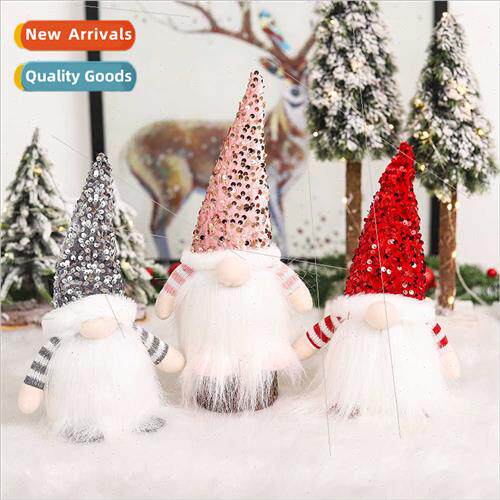 New Christmas decorations cartoon est people wh lights beade