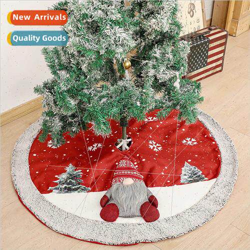 2023 New Christmas Tree Skirt Burlap Tree Skirt  Christmas T