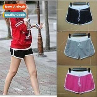 9.92020 Cotton Beach Pants Running Fness Sports Shorts Women