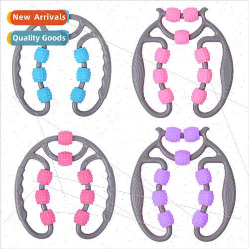 Eight Wheel Yoga Training Roller Ring Clamp Leg Massager Mus