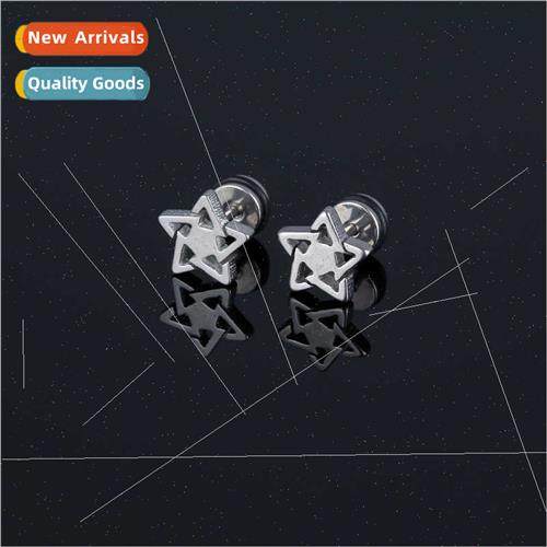 Korea Korea Polaris earrings simple fashion stainless steel