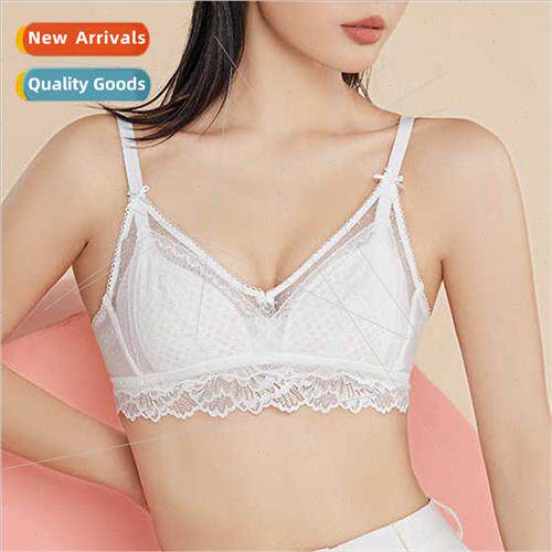 Lace lace silk girls bra new French breathable bra sexy mesh