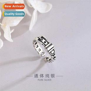 Belt Buckle Thai lver Old Vintage Korea Ring s925 Chain