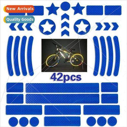 Honeycomb Reflective Stickers Bicycle Body Stickers ght Refl