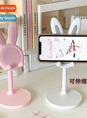 Cartoon rabb cell phone stdesktop lift adjustable telescopic