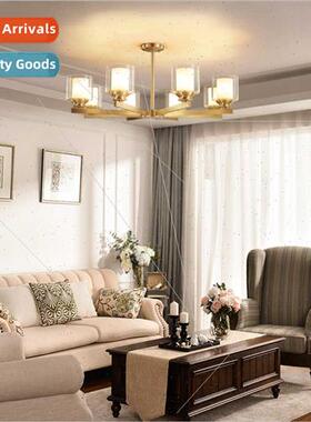 Moonshadow ghting American living room chandelier light luxu