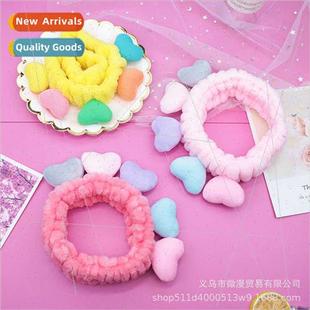 band wash cartoon launch female home hair tie Love face