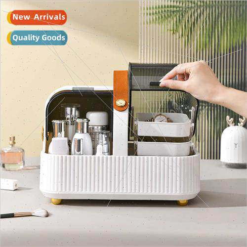 Household cosmetics organizer plastic transparent large-capa