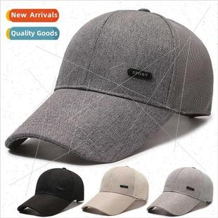 mesh hat new tongue duck cap men brim extended summer Spring