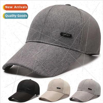 Spring summer new extended brim men mesh cap duck tongue hat