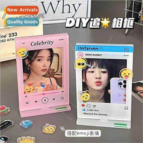 ins acrylic stup 3 inch Polaroid small card shaker photo fra