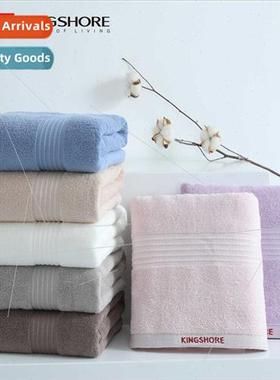Bath towel cotton thickened plain color broken soft absorben