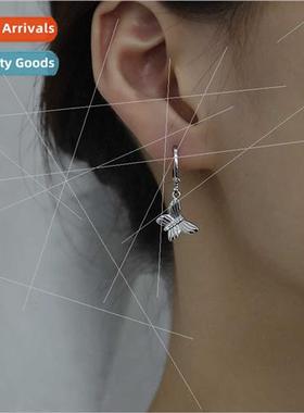 Diamond Butterfly Ear Buckles mple Sweet Spirual Earrings Fe