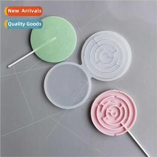 Drop Glue Lollipop DIY Chocolate Coral Cheese Lollipop silic