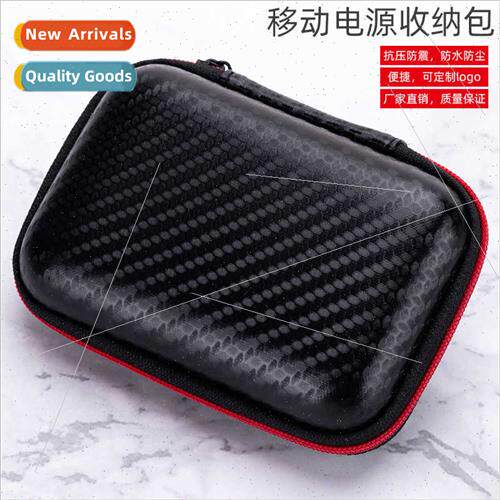 Square headphone organizer eva bag data cable headphone pack