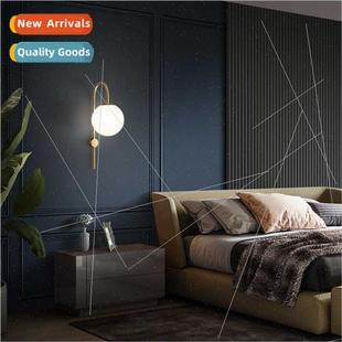 Scandinavian bedroom wall lamp bedside lamp personalized mag