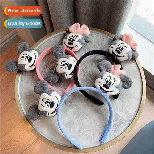 Korea dressing mask headband sweet pressure hair card hair b