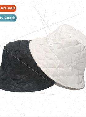 Double-sided wear autumn winter down cotton fisherman hat fe