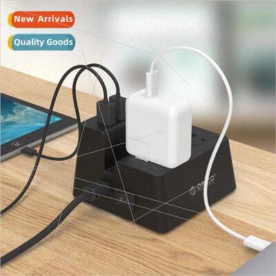 Multi-port USB charging row socket terminal block row plug b