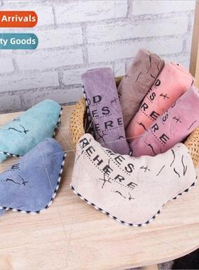 Microfiber thickened printed square towel quick-drying absor