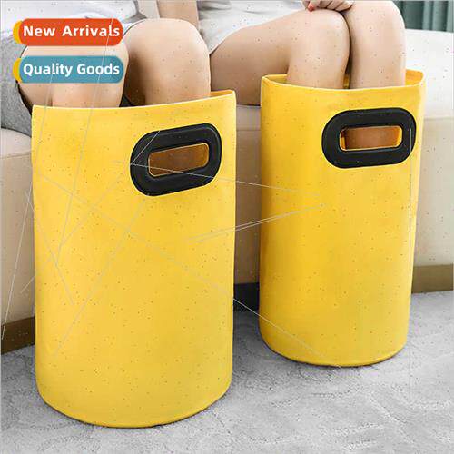 Collapsible foot soaking bag foot soaking water basin deeper