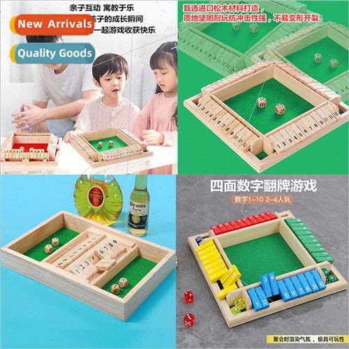 Four ded Flip Cards Game Number Flip Cards Game Children Par