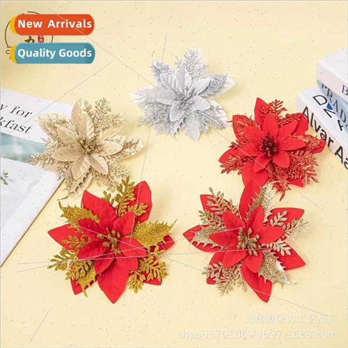 New sprinkles Christmas flowers Christmas cane wreath DIY de