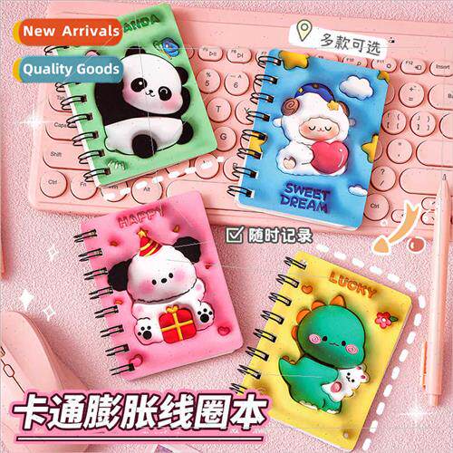 Cartoon expansion 3d coil book student a7 portable mini note