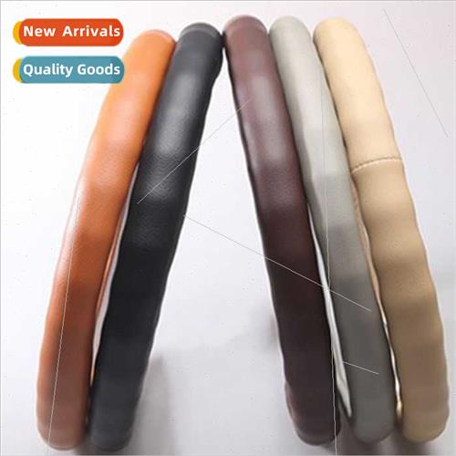 PU Leather Steering Wheel Cover 38CM Diameter Universal Stee