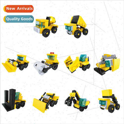 6034 Engineering Vehicle Display Box Car Boy ttle Kids Puzzl