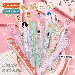 Cute shaped ruler kindergarten stationery prizes drawing mea