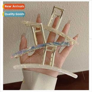 clip hai metal winter fall female grab word one acetate mple