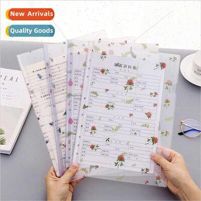 Transparent a4 drawbar clip plastic inmation book resume tes