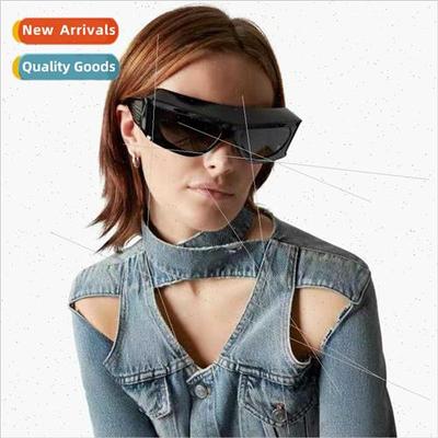 04020 large frame fashion sunglasses 2023 steampunk y2k sung