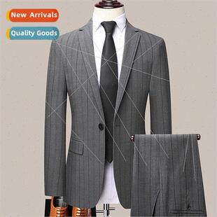 twoPCS men small new Slim fashion Fall Korean
