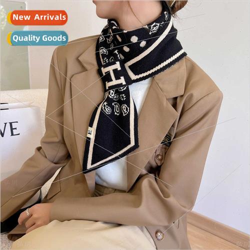 Fashion letters new fall winter compact scarf female Korean