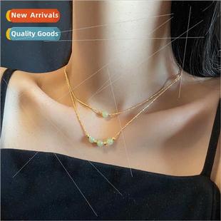 transfer blossom beads collarbone vintag Attract chain peach