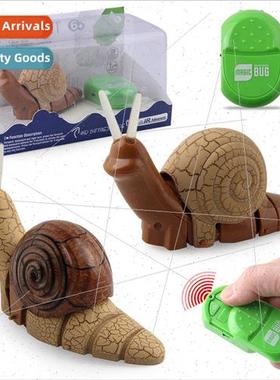 Small toys infrared small snail electric simulation creative
