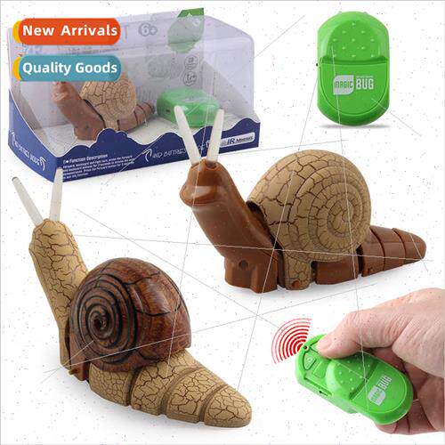 Small toys infrared small snail electric simulation creative