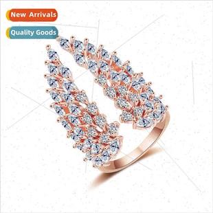 ring female full Europe wings sweet diamonds open fresh
