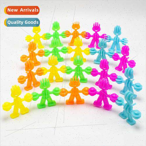 Children plug play DIY building blocks people lturn toys can