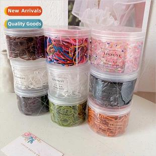 band female small disposable rope rubber hair Colorful tie