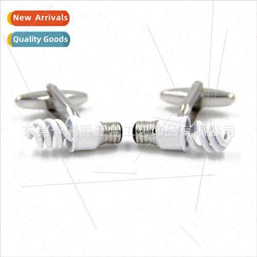 Fun energy saving lamp shape cufflinks cufflinks  creative d