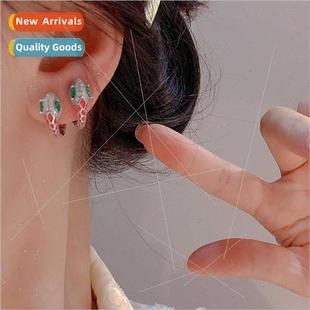 snake girl earrings buckle ear spir niche yyds yard Snake