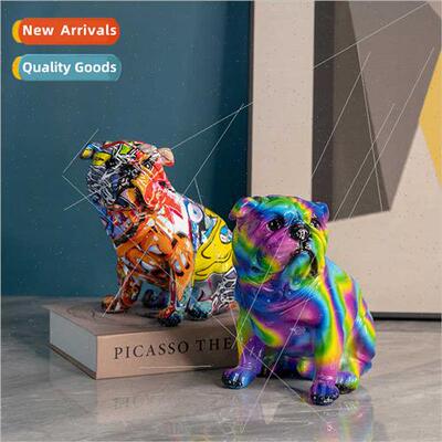 Creative Scandinavian dazzle color resin crafts phallus orna