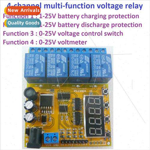 4-channel voltage control relay lhium battery car battery ch