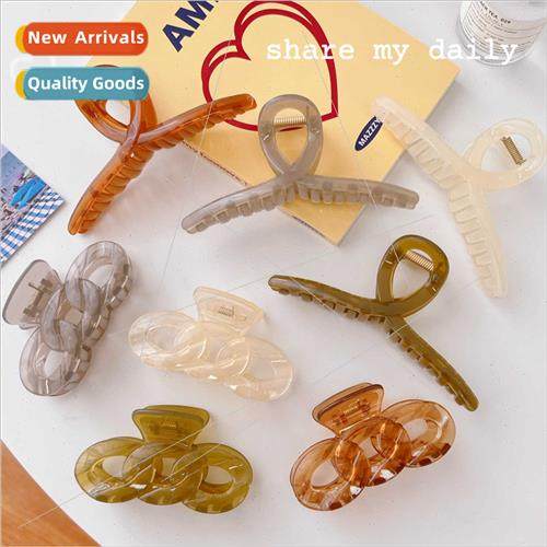 Texture shark clip hair grip clip Korean  elegant temperamen