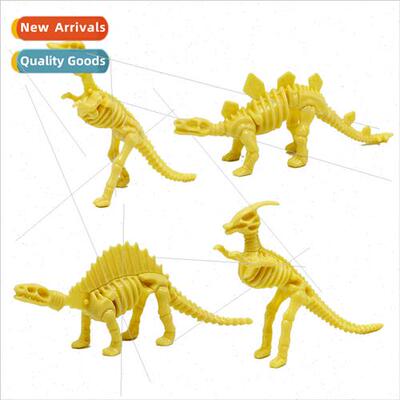 Children dismantling assembled Alterosaurus Leontosaurus hor
